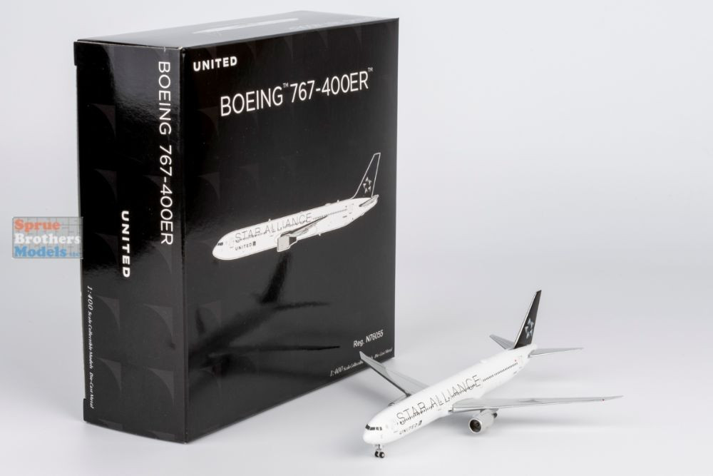 NGM18002 1:400 NG Model United Airlines B767-400ER Reg #N76055