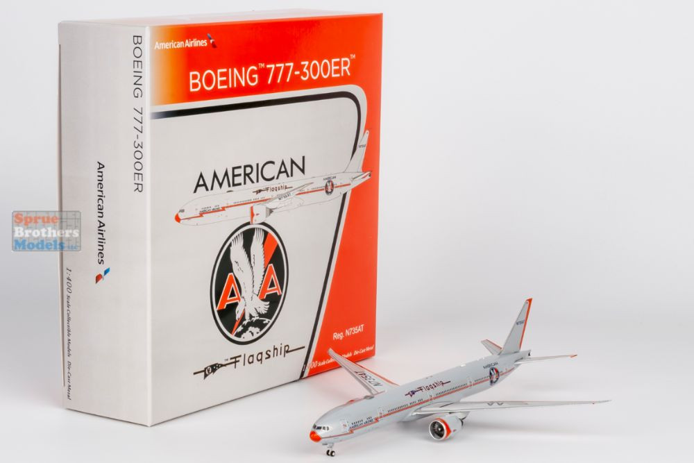 NGM73090 1:400 NG Model American Airlines B777-300ER Reg #N735AT