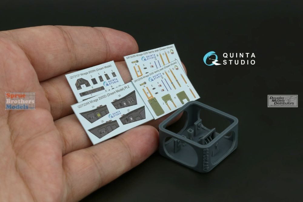 ジュリアンオーダーページ QTSQD72137R 1:72 Quinta Studio 3D Decal - Mirage 2000N + Resin