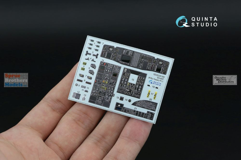 QTSQDS35169 1:35 Quinta Studio 3D Decal - SH-60F Ocean Hawk (ZIM