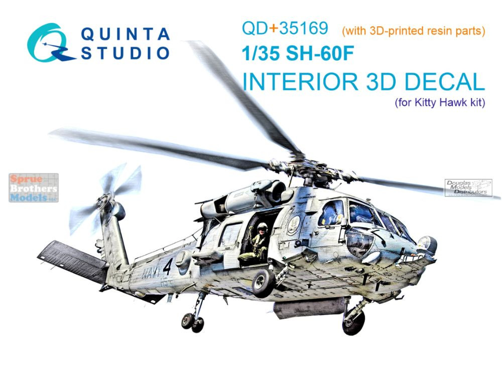 QTSQD35169R 1:35 Quinta Studio 3D Decal - SH-60F Ocean Hawk +