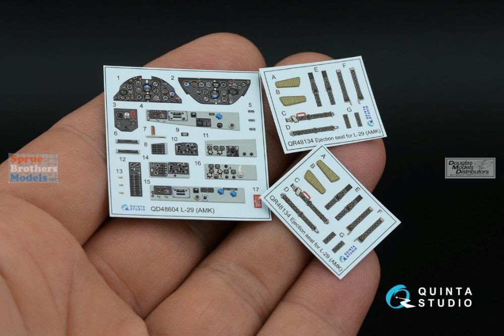 QTSQD48604 1:48 Quinta Studio 3D Decal - L-29 Delfin (AMK kit