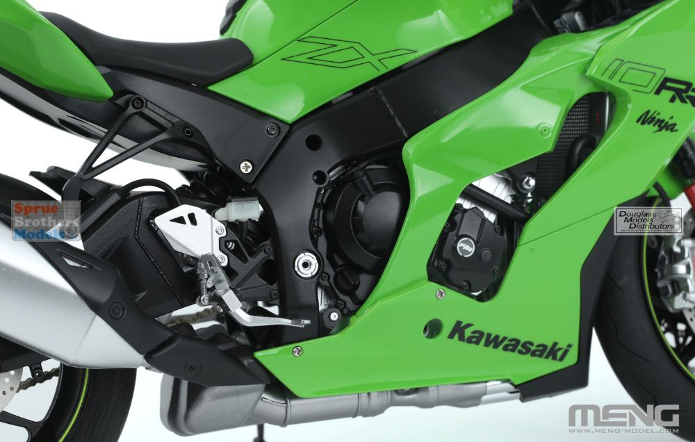 MNGMT008S 1:9 Meng Kawasaki Ninja ZX-10RR Motorcycle [Pre-Colored
