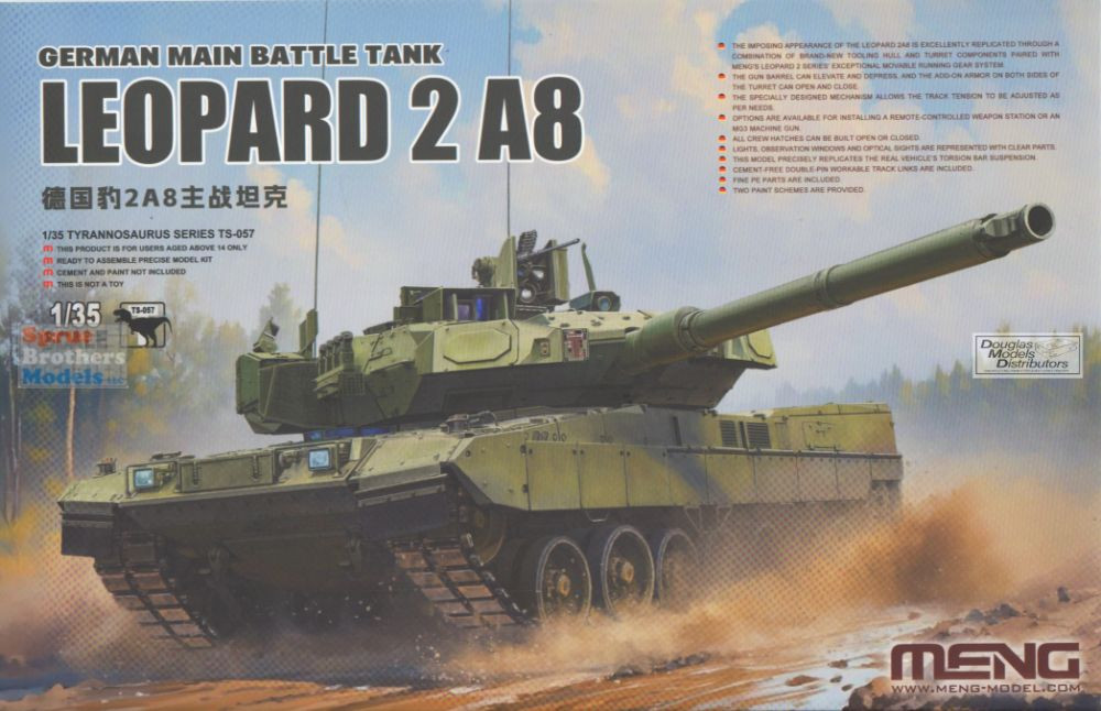 MNGTS057 1:35 Meng Leopard 2A8 - Sprue Brothers Models LLC