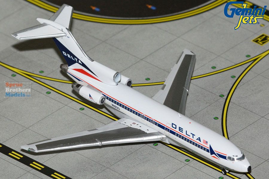 GEMGJ2355 1:400 Gemini Jets Delta Airlines B727-100 Reg #N1633