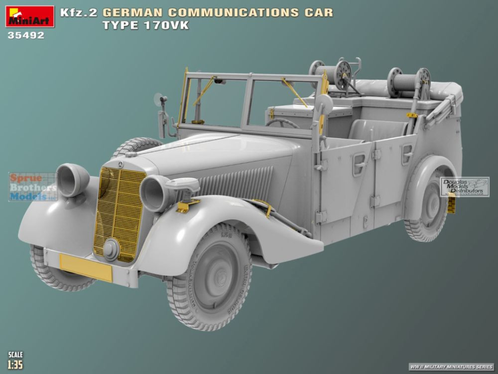 MIA35492 1:35 Miniart Kfz.2 German Communications Car Type 170VK