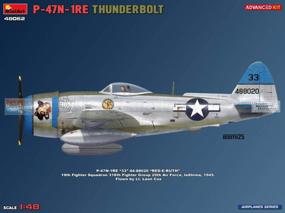 MIA48062 1:48 Miniart P-47N-1RE Thunderbolt [Advanced Kit] - Sprue