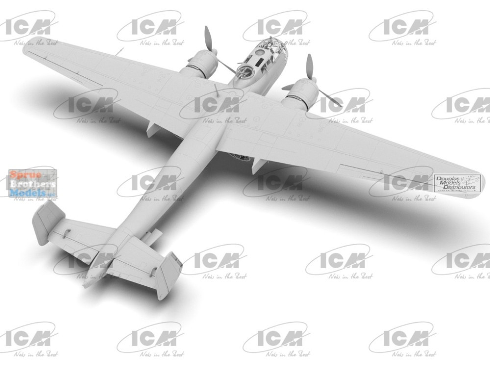 ICM48275 1:48 ICM Dornier Do217K-2 with Gliding Bombs Fritz-X