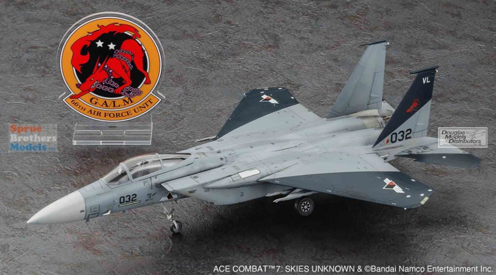 HAS52463 1:72 Hasegawa Ace Combat F-15C Eagle 'Galm I' - Sprue