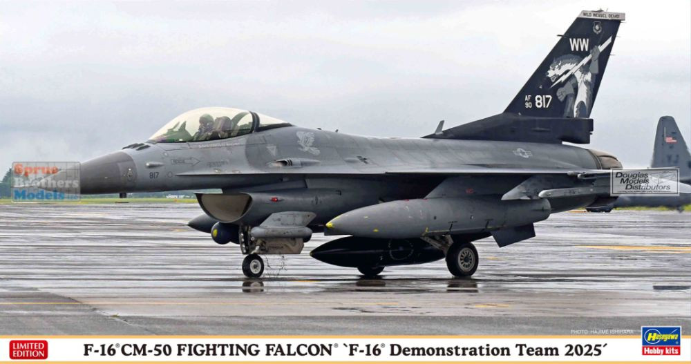 HAS07558 1:48 Hasegawa F-16CM Falcon 'F-16 Demonstration Team 2025