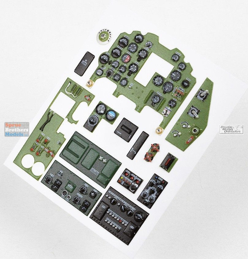 RFSQS32149 1:32 Red Fox Studio Instrument Panels - J2M3 Raiden