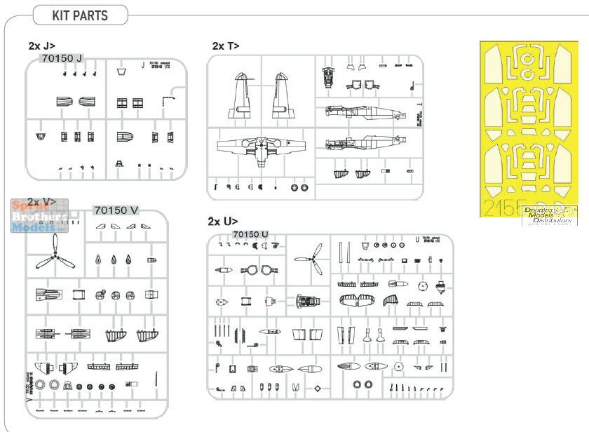 EDU02155 1:72 Eduard Bf109K-4 Kurfurst [Limited Edition Dual Combo