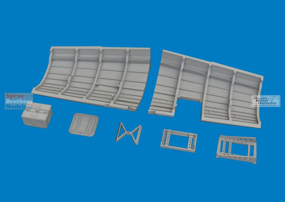 EDU672437 1:72 Eduard Brassin Spitfire Mk.V Radio Compartment (EDU