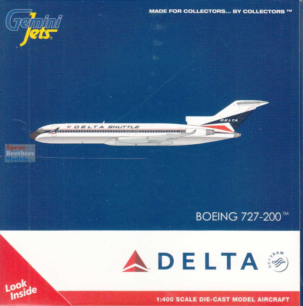 GEMGJ2375 1:400 Gemini Jets Delta Shuttle B727-200 Reg #N413DA