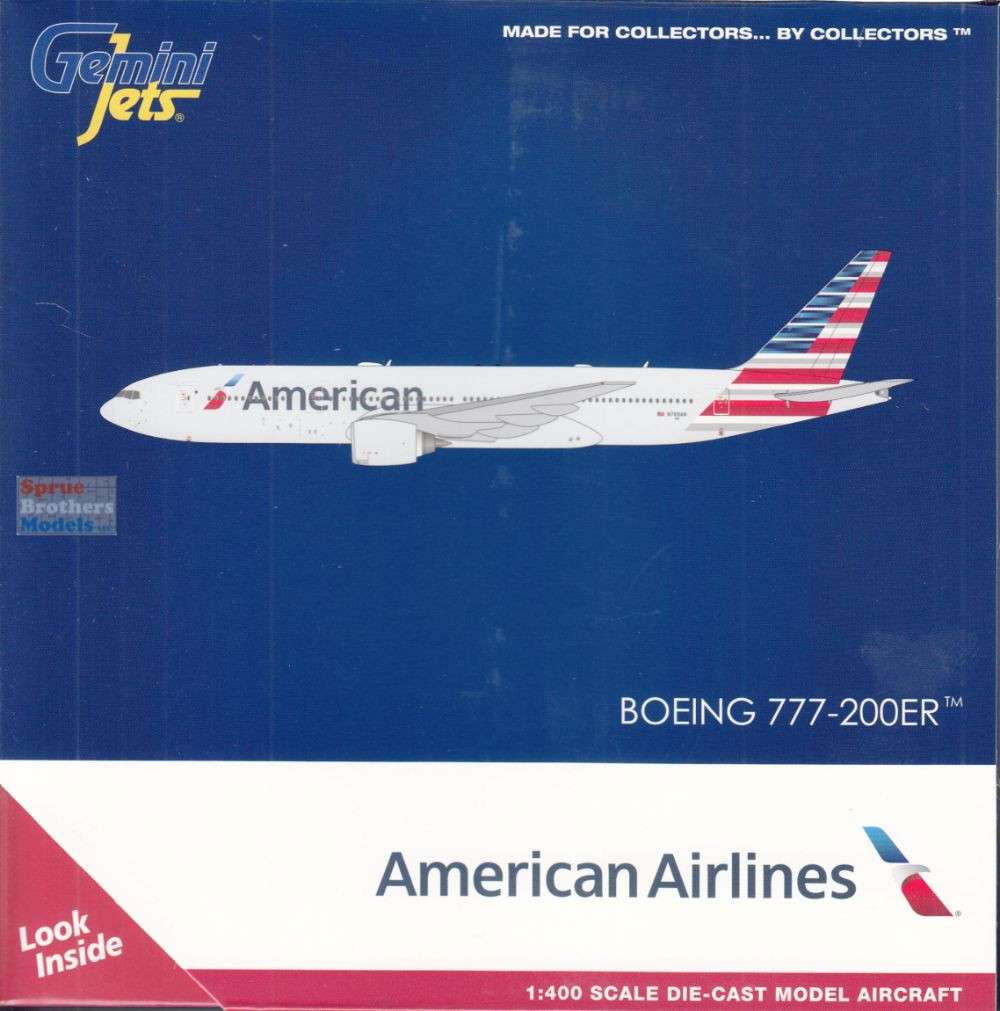 GEMGJ2359 1:400 Gemini Jets American Airlines B777-200ER Reg