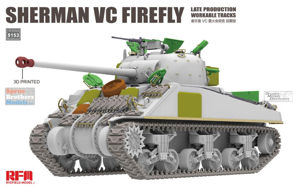 RFMRM5153 1:35 Rye Field Model Sherman Vc Firefly Late Production