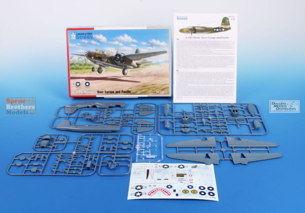 SPH72533 1:72 Special Hobby A-20G Havoc 'Over Europe and Pacific SPH72533 1:72 Special Hobby A-20G Havoc 'Over Europe and Pacific