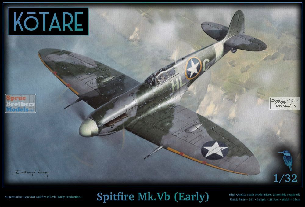 KOTK32006 1:32 Kotare Spitfire Mk.Vb Early - Sprue Brothers Models LLC