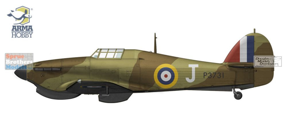 ARM40016 1:48 Arma Hobby Hurricane Mk.I Trop - Sprue Brothers