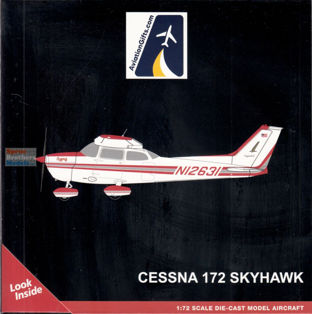 GEMGG021 1:72 Gemini Cessna 172 Skyhawk Reg #N12631 'Gypsy' (pre
