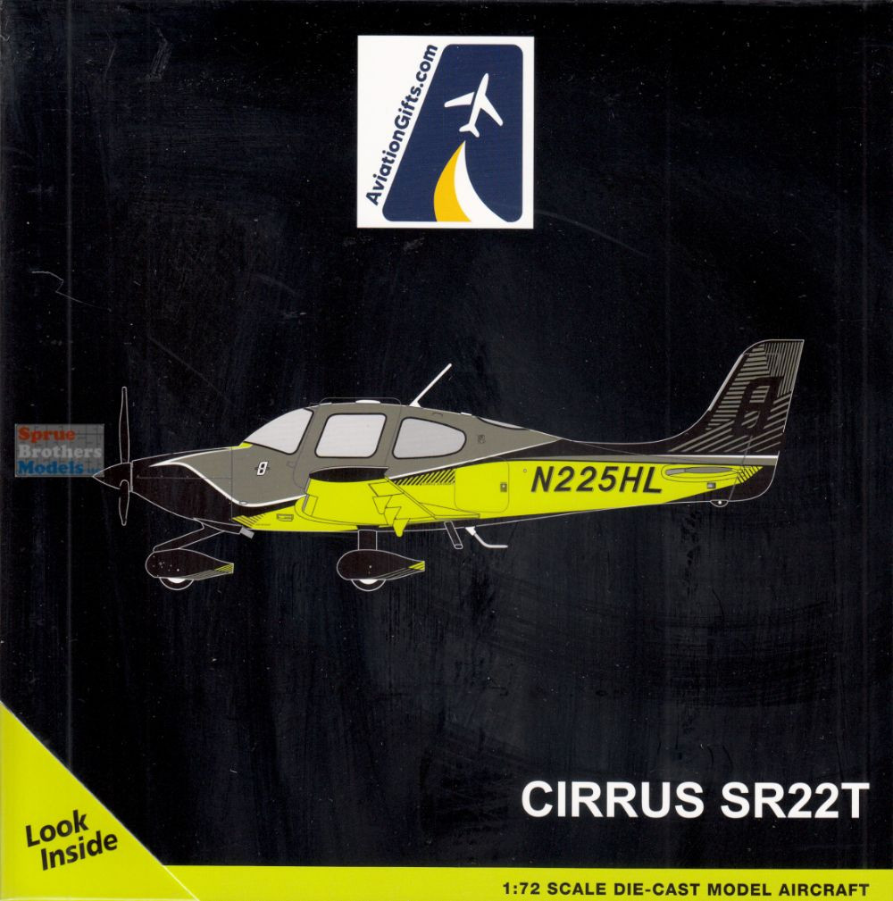 GEMGG022 1:72 Gemini Cirrus SR22T Reg #N225HL (pre-painted/pre
