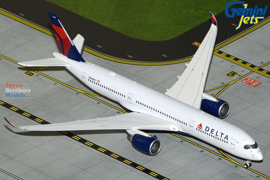 GEMGJ2317 1:400 Gemini Jets Delta Airlines Airbus A350-900 Reg