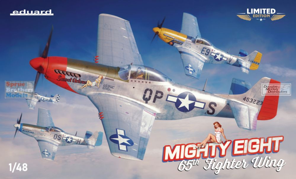 EDU11196 1:48 Eduard P-51D Mustang 'Mighty Eight 65th Fighter Wing