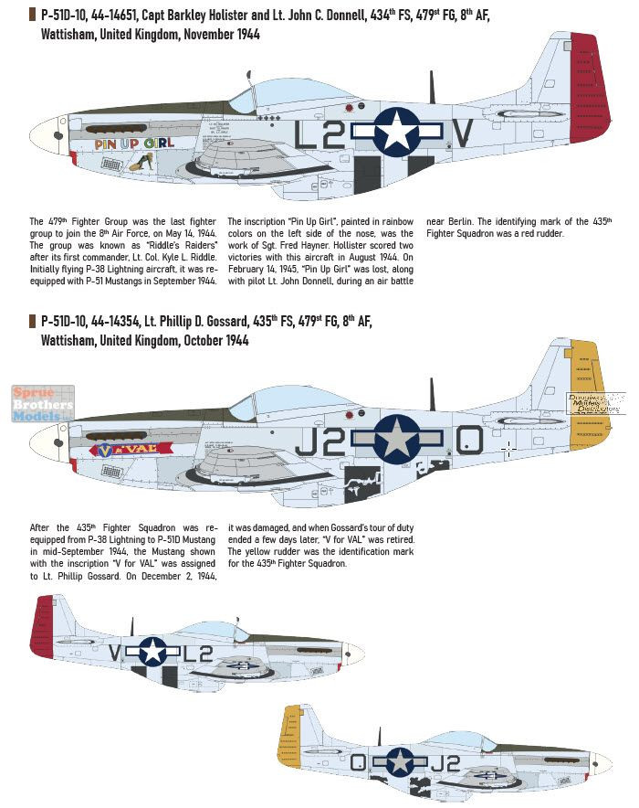 EDU11196 1:48 Eduard P-51D Mustang 'Mighty Eight 65th Fighter Wing