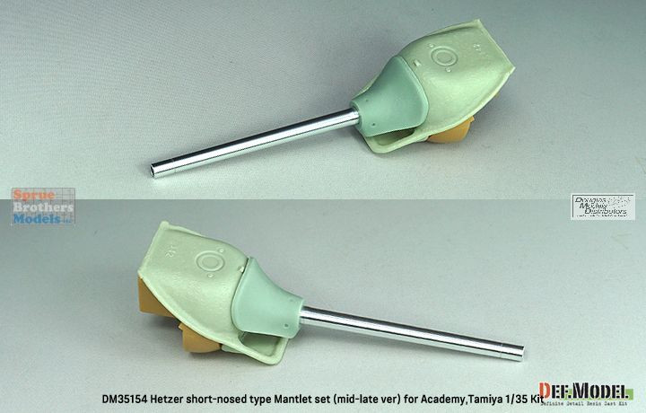 DEFDM35154 1:35 DEF Model Hetzer Short-nosed Type Mantlet Set (Mid
