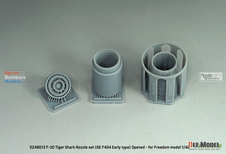 DEFDZ48013 1:48 DEF Model F-20 Tigershark GE F404 Nozzle Opened