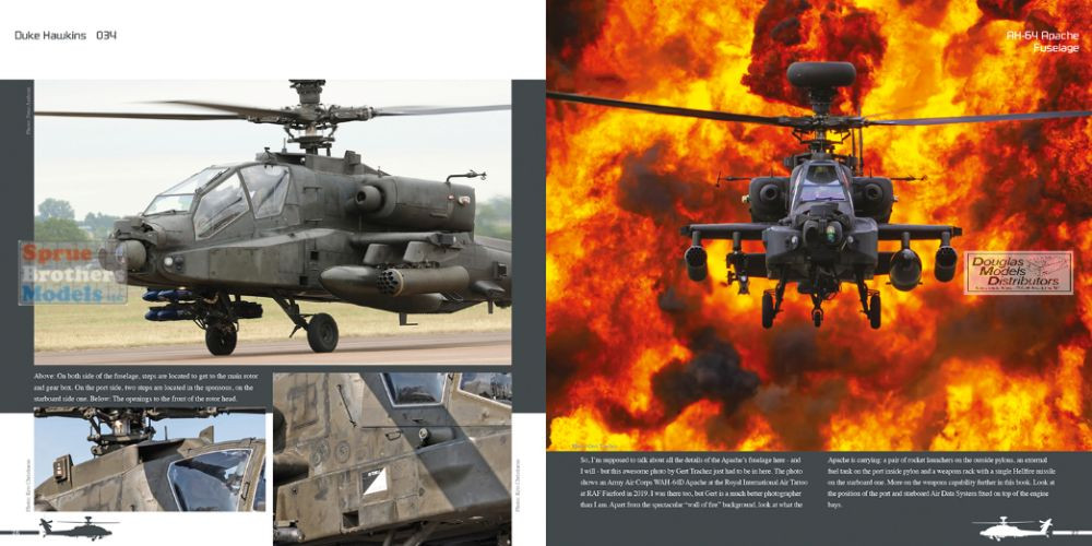 DHBDH034 Duke Hawkins Book - AH-64 Apache - Sprue Brothers Models LLC