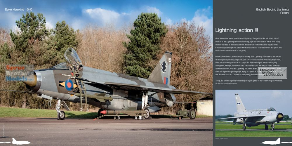 DHBDH040 Duke Hawkins Book - English Electric Lightning - Sprue