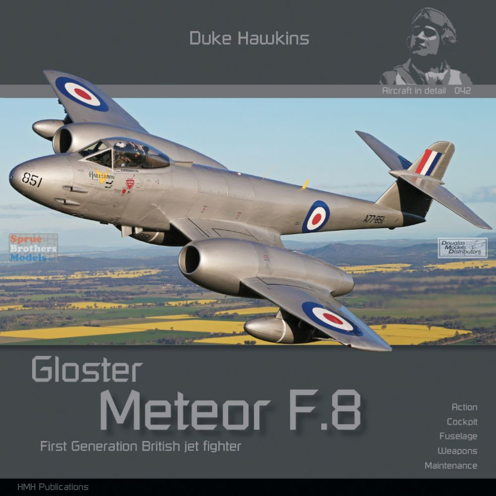 DHBDH042 Duke Hawkins Book - Gloster Meteor F.8 - Sprue Brothers