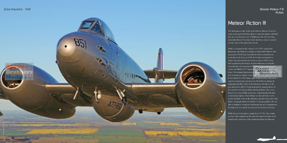 DHBDH042 Duke Hawkins Book - Gloster Meteor F.8 - Sprue Brothers