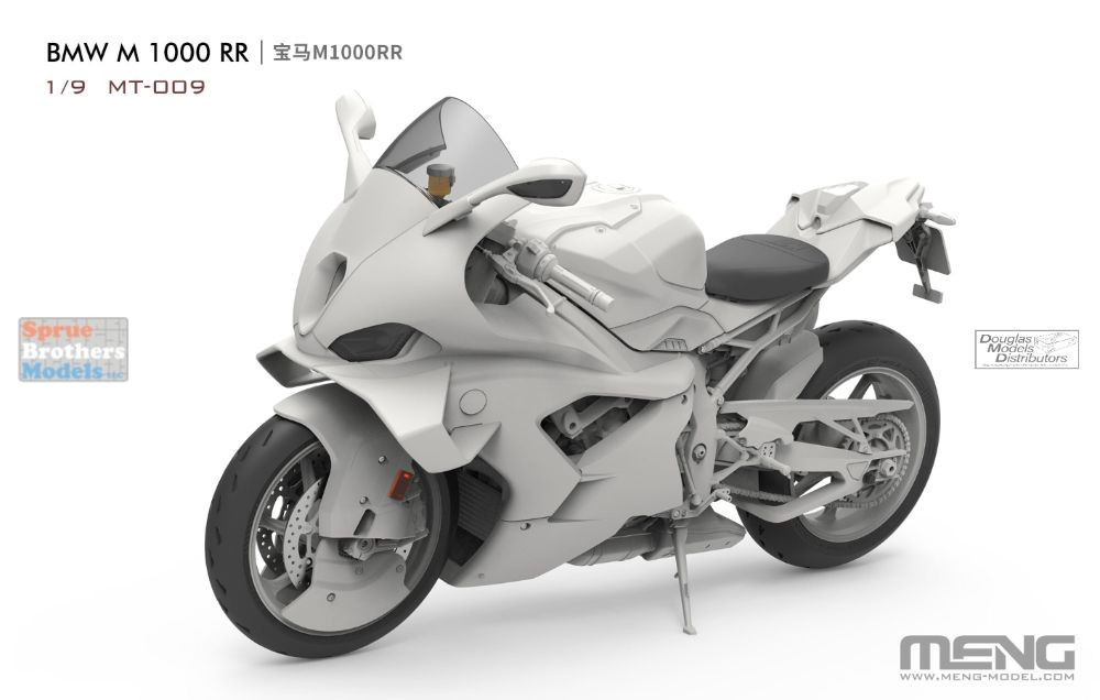 5/30迄　MENG  M 1000 RR MNGMT009 1:9 Meng BMW M 1000 RR Motorcycle - Sprue Brothers Models LLC