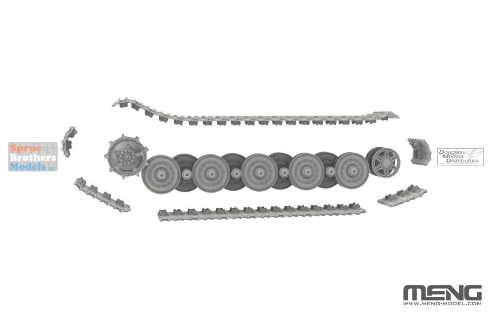 MNG72011 1:72 Meng Sd.Kfz.182 King Tiger (Henschel Turret) - Sprue