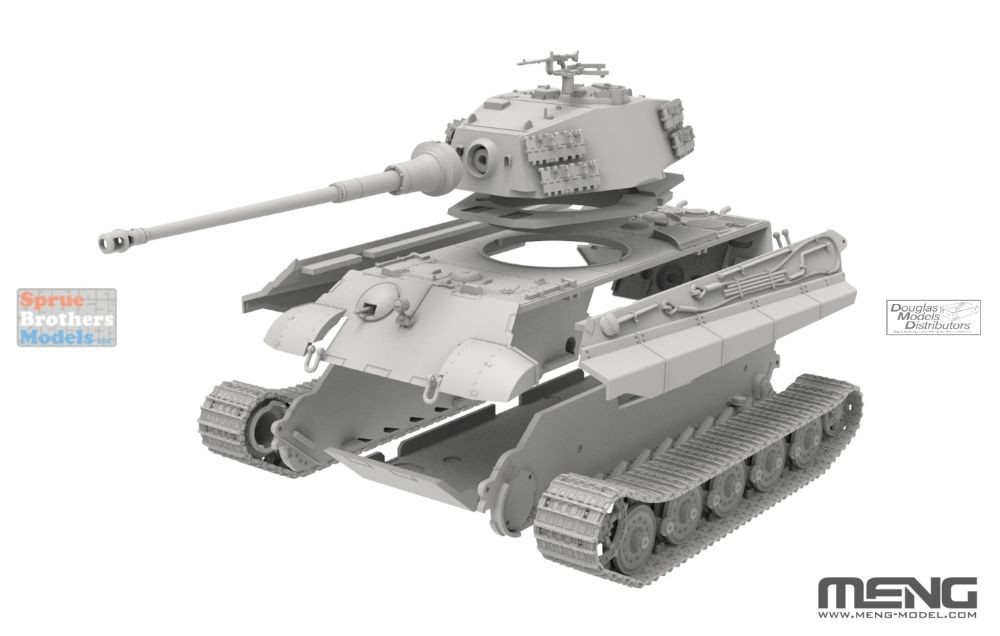 MNG72011 1:72 Meng Sd.Kfz.182 King Tiger (Henschel Turret) - Sprue