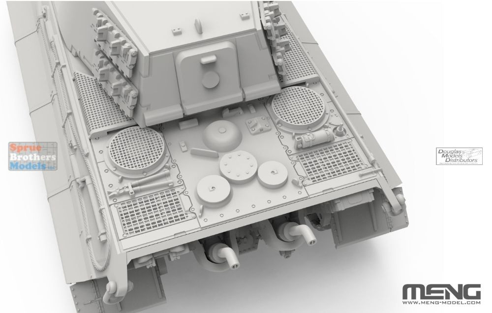 MNG72011 1:72 Meng Sd.Kfz.182 King Tiger (Henschel Turret) - Sprue