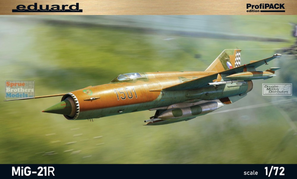 A.MIG-6122 ネクストレベルパーフェクション 1/72スケール塗装　洋書 EDU70147 1:72 Eduard MiG-21R Fishbed [ProfiPack Edition] - Sprue