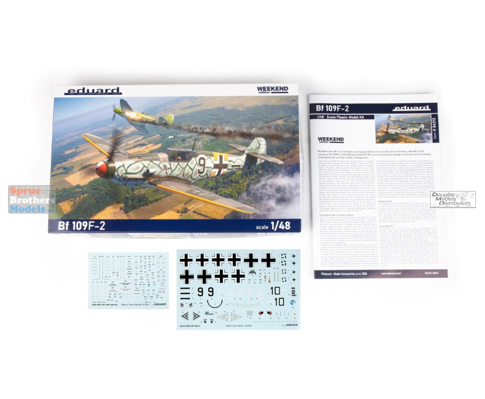 EDU84212 1:48 Eduard Bf109F-2 [Weekend Edition] - Sprue Brothers