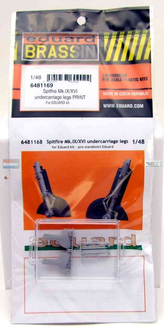 EDU6481169 1:48 Eduard Brassin - Spitfire Mk.IX/XVI Undercarriage