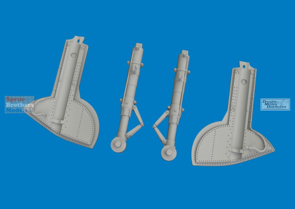 EDU6481169 1:48 Eduard Brassin - Spitfire Mk.IX/XVI Undercarriage
