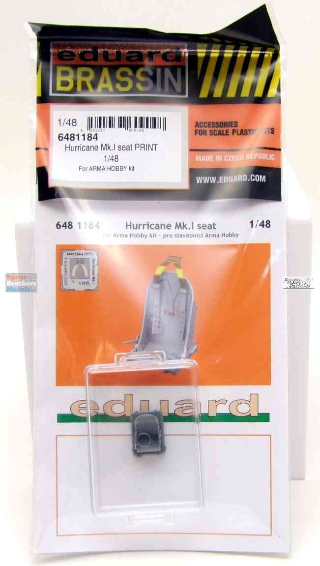 EDU6481184 1:48 Eduard Brassin - Hurricane Mk.I Seat (ARM kit