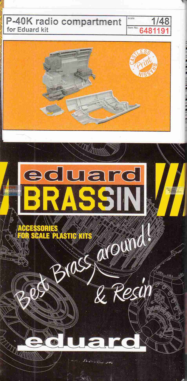 ED ROBERT JUDSON ボストン EDU6481191 1:48 Eduard Brassin - P-40K Warhawk Radio Compartment