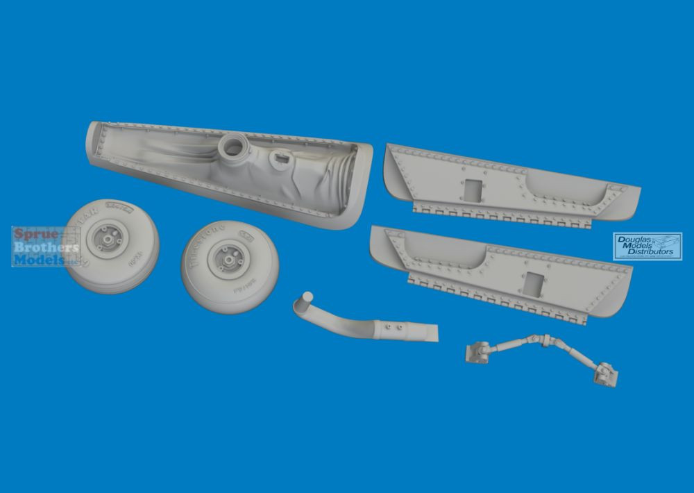 EDU6481194 1:48 Eduard Brassin - P-40K Warhawk Tail Wheel Bay (EDU