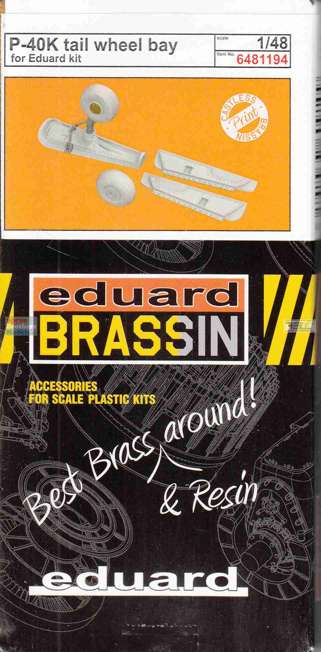 EDU6481194 1:48 Eduard Brassin - P-40K Warhawk Tail Wheel Bay (EDU