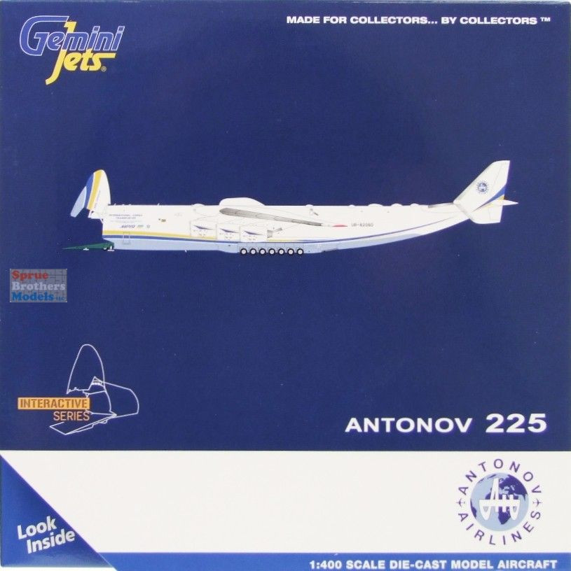 GEMGJ2336 1:400 Gemini Jets Antonov Airlines An-225 Reg #UR-82060
