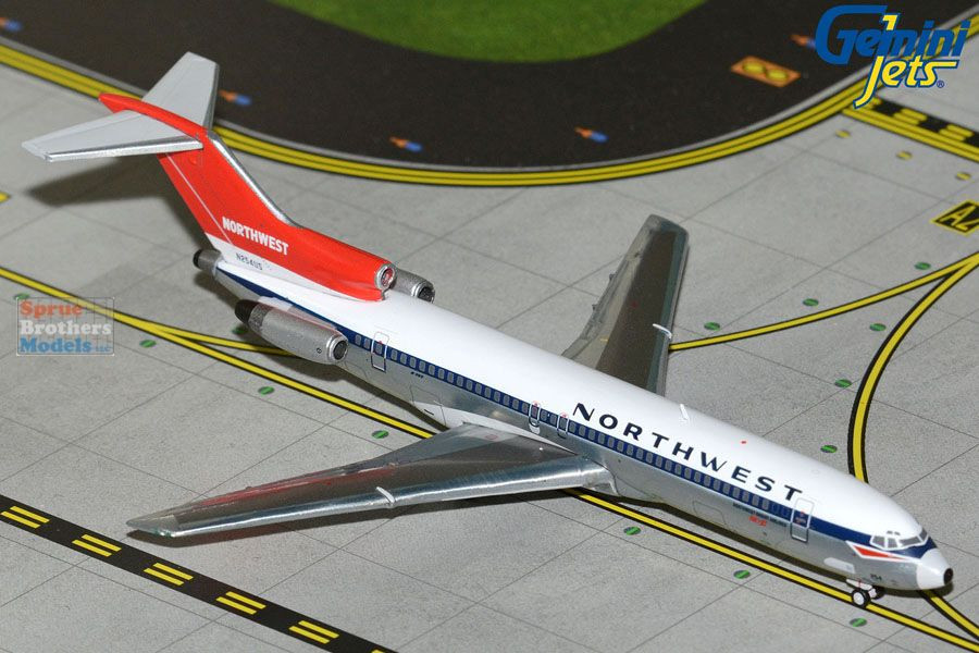 GEMGJ2369 1:400 Gemini Jets Northwest Orient B727-200 Reg #N254US