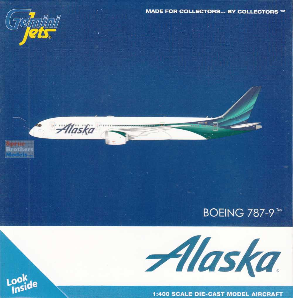 GEMGJ2400 1:400 Gemini Jets Alaska Airlines B787-9 Reg #N784HA