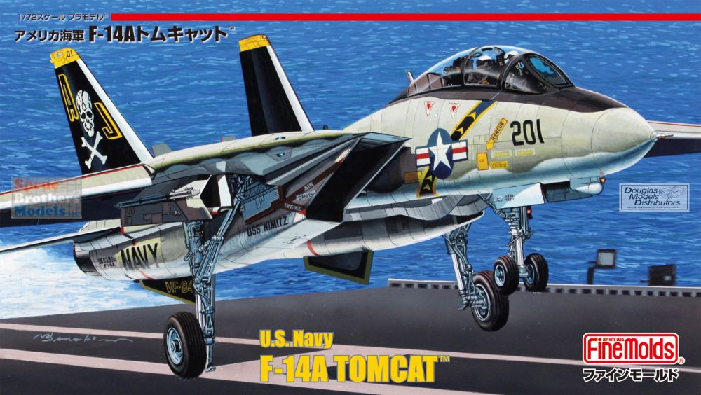 FNMFF010 1:72 Fine Molds F-14A Tomcat 'Jolly Rogers / Sundowners
